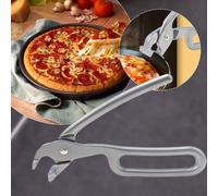Supporto e pinza per padella per pizza robusto per presa in alluminio piastra ca