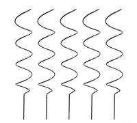 Supporto efficiente per piante con pali a spirale per pomodori, fagioli, cetrioli e altro ancora nel tuo giardino (B)