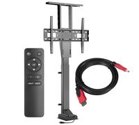 Supporto TV a pavimento elettrico 37-65 pollici 50 kg con telecomando cavo HDMI