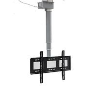 Supporto elettrico da soffitto per TV, altezza regolabile, sollevatore motorizzato per TV con telecomando, elevazione telescopica da 100 cm, perfetto per home theater e soluzioni salvaspazio