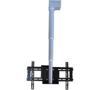 Supporto elettrico da soffitto per TV con telecomando, inclinabile a 90°, adatto per schermi LED da 2675 pollici, supporto da parete e soffitto per una migliore esperienza visiva
