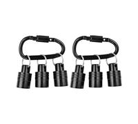 Supporto elettrico per martello perforatore, supporto per cacciavite SDS, in lega di alluminio, compatibile con la maggior parte dei cacciaviti elettrici, cacciaviti manuali e trapani, nero, 2 pezzi