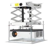 Supporto elettrico per proiettore con telecomando, doppio motore da incasso a soffitto, per home theater e sala conferenze, interruttore di finecorsa elettronico per arresto automatico silenzioso