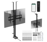 Maclean Supporto TV motorizzato MC-125 per soffitto e pavimento 43-88 pollici 60 kg VESA 600x400 telecomando controllo vocale Alexa Google Home App Tuya sistema anticollisione design elegante in