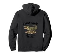 Supporto emotivo Alligator Funny Animal Design Felpa con Cappuccio