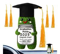 Supporto emotivo all'uncinetto - bambola Amigurumi a maglia, giocattolo incoraggiamento all'uncinetto | Giocattolo di laurea a maglia con incoraggiamento di carta ornamento per il soggiorno della