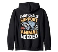 Supporto emotivo Animale Necessario Procione Anatra Felpa con Cappuccio