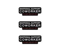Supporto emotivo Collaboratore Pin per Uomini Donne Please Do Not Pet Spille Divertenti Umorismo Sarcasmo Ufficio Lavoro Spille Leggero Spessore Moda Gioielli Accessori, Medio, Lega di acciaio, Non