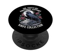 Supporto emotivo Divertente Umorismo scuro Sarcastico Barzellette oscure PopSockets PopGrip Adesivo