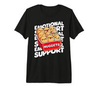 Supporto emotivo Happy Kawaii Chicken Nuggets Maglietta Premium