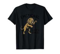 Supporto emotivo Lion Funny Animal Design Maglietta