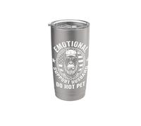 Supporto emotivo Marito Do Not Pet Funny Gorilla Monkey Bicchiere termico in acciaio inox doppia parete