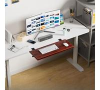 Supporto ergonomico da scrivania - Estensione pieghevole per tastiera con clip per lavorare comodamente e studiare e giocare - Migliora la produttività e l'efficienza dello spazio