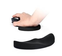 Supporto ergonomico per il polso del mouse, cuscinetto scorrevole per il polso che si muove con il mouse, morbido memory foam sollievo dal dolore e rilascia la pressione sulle mani per ufficio,
