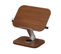 Supporto ergonomico per laptop con braccio lungo flessibile in legno e alluminio per un maggiore comfort e stabilità Supporto per laptop in legno
