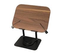 Supporto ergonomico per laptop con braccio lungo flessibile in legno e alluminio per un maggiore comfort e stabilità Supporto per laptop in legno