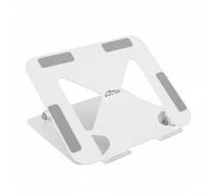 Supporto ergonomico per laptop da 10-17 pollici Media-Tech MT2661W regolabile pieghevole alluminio acciaio sollevamento PC laptop stabile antiscivolo scrivania casa