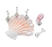 Supporto ergonomico per pratica delle unghie, supporto per unghie, impugnatura magnetica, per un'applicazione sicura dell'arte in saloni