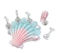 Supporto ergonomico per pratica delle unghie, supporto per unghie, impugnatura magnetica, per un'applicazione sicura dell'arte in saloni