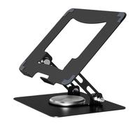 Supporto ergonomico regolabile per sollevare i dispositivi digitali - progettato per migliorare la circolazione 'aria e offrire un comfort maggiore in spazi di lavoro o