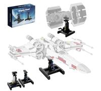 Supporto espositivo per set di costruzioni Lego X-Wing Fighter 75301, supporto per Lego TIE Bomber 75347, supporto per Lego Mando N-1 Fighter 75325, staffa ad angolo regolabile per bambini dai 6 anni