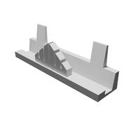 Supporto Espositore Dischi Vinile per Waxwork Records Logo Stampato 3D Stand