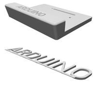 Supporto Espositore per Arduino Uno con Vano Striscia LED RGB Stampato in 3D