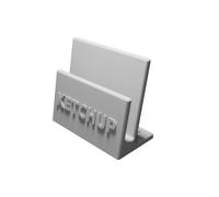 Supporto Espositore per Bustina Ketchup Heinz Salsa Condimento Scrivania 3D