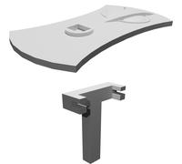 Supporto Espositore per Star Trek USS Enterprise D Astronave Modello Stampa 3D