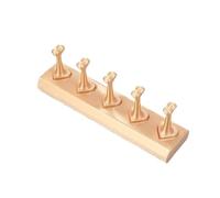 Supporto Espositore Unghie 1 set pratica for la punta falsa del portachiodi | Premere il supporto for l'allenamento sul display con base in plastica(Orange)