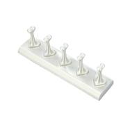 Supporto Espositore Unghie 1 set pratica for la punta falsa del portachiodi | Premere il supporto for l'allenamento sul display con base in plastica(White)