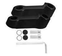 Supporto Estensione Specchietto Retrovisore Moto Elettrica Lega Alluminio | Fori Piatti M10 e Inclinati M8 M10, Migliora la Posizione dello Specchio, Nero