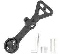 Supporto Esteso Manubrio Bici con Piastra Supporto Esteso Manubrio | Design regolabile, nylon rinforzato, piastra interna, resistenza meteo, installazione facile(A)