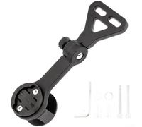 Supporto Esteso Manubrio Bici con Piastra Supporto Esteso Manubrio | Design regolabile, nylon rinforzato, piastra interna, resistenza meteo, installazione facile(D)