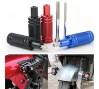 Supporto Faretti LED per moto Antivibrazione Supporto Faretti(Black) | CNC alluminio, montaggio per m6/M8, per moto, urti, per facile installazione