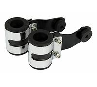 Supporto Faretto Deluxe Bike It Con Gommini Da 31Mm - Nero