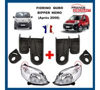 Supporto Fari Anteriori Sinistro + Destro Per Fiorino Qubo Bipper Nemo