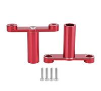 Supporto Faro Anteriore Moto in Alluminio CNC per TMAX530 / TMAX530 SX DX - Leggero, Resistente e Facile da Installare (Rossa)