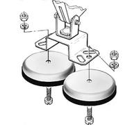 Hella 8HG 004 806-001 Supporto, Fanale da Lavoro
