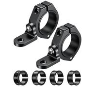 supporto faro staffa Supporto per barra luminosa regolabile a 360° con morsetto per roll-bar in lega di alluminio UTV, bandiera leggera solida e resistente(2 pieces)