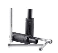 supporto faro staffa Supporto per faretto per parafango moto, base di supporto per faro fendinebbia, modifica esterna, lega alluminio(2set)