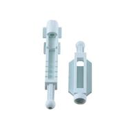 supporto faro Staffe Supporto Faretti Staffa di regolazione del faro da 2 pezzi adatta per BMW E39 Serie 5 2000-2003 Telai di protezione per veicoli in plastica bianca(A set)