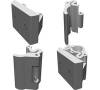 Supporto Ferma Porta per Maniglia 20mm - Staffa a Muro Stampata 3D Bianca