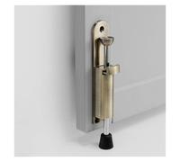 Supporto fermaporta in gomma in lega di zinco, azionato a pedale, multicolore, dimensioni multiple(Antique Bronze,147x28mm)