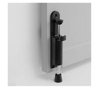 Supporto fermaporta in gomma in lega di zinco, azionato a pedale, multicolore, dimensioni multiple(Black,147x28mm)