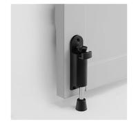 Supporto fermaporta in gomma in lega di zinco, azionato a pedale, multicolore, dimensioni multiple(Black,99x28mm)