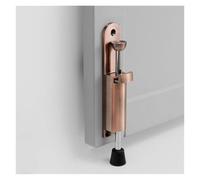 Supporto fermaporta in gomma in lega di zinco, azionato a pedale, multicolore, dimensioni multiple(Red Bronze,147x28mm)