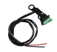 Supporto Ferro con Riflettore per Interruttore per moto Supporto | Plastica ABS , colore per verde per acceso, include staffa in ferro robusta, per facile montaggio