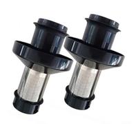 Supporto filtro di ricambio, per aspirapolvere cordless Karcher VC4 VC6, staffa di montaggio nera, per ripristino dell'aspirazione, protezione del motore e riduzione del rumore (confezione da 2)