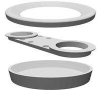 Supporto Filtro Solare Telescopio Dwarf 2 Kit Montaggio 4 Parti Stamp